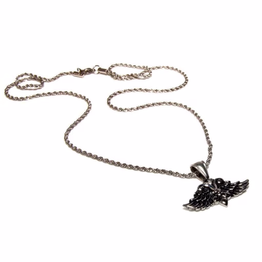 Fleur de lis wings Halskjede