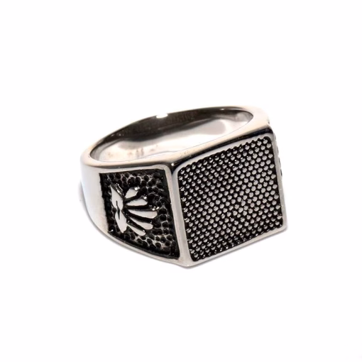 Menns stål ring