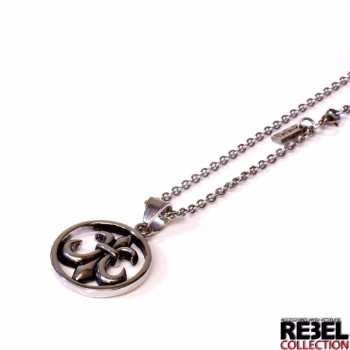 Fleur de lis anheng with halskjede