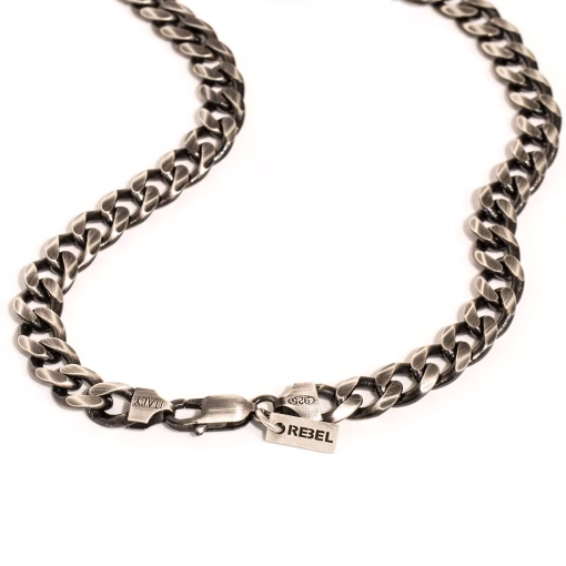 sølv gunmetal Halskjede