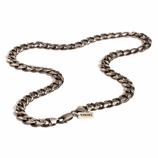 sølv gunmetal Halskjede - Bilde 2