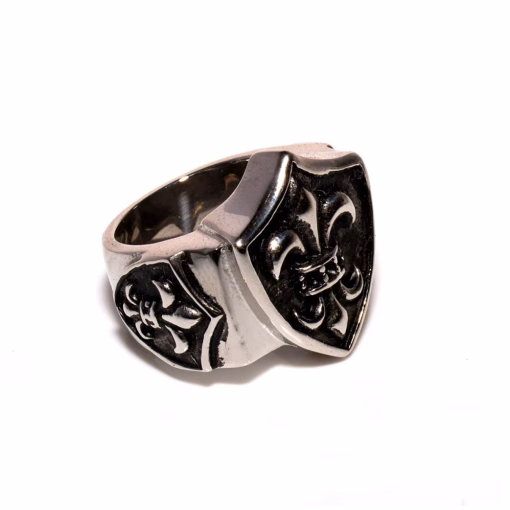 Fleur De Lis Stålring