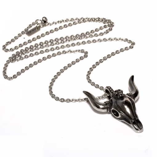 Bull-Skull anheng Halskjede